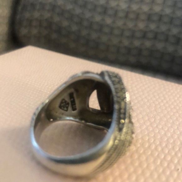 Judith Jack SS Marcasite ring size 7.5 - Picture 5 of 5